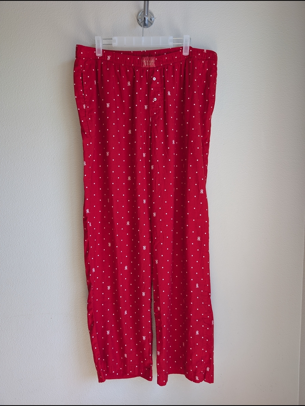 Victoria's Secret Red Polka Dot Lounge Pants Women's Size XL